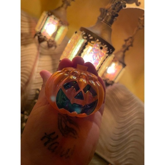 ⭐️ 3/$25 ⭐️ 9 Pumpkin Blow Mold Light Covers Vintage Halloween - Picture 3 of 3